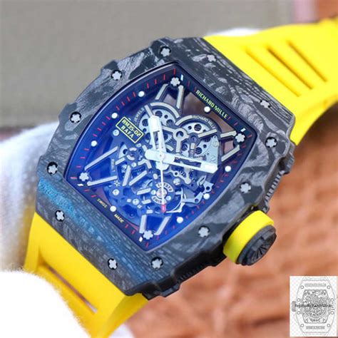 richard mille cinturino giallo